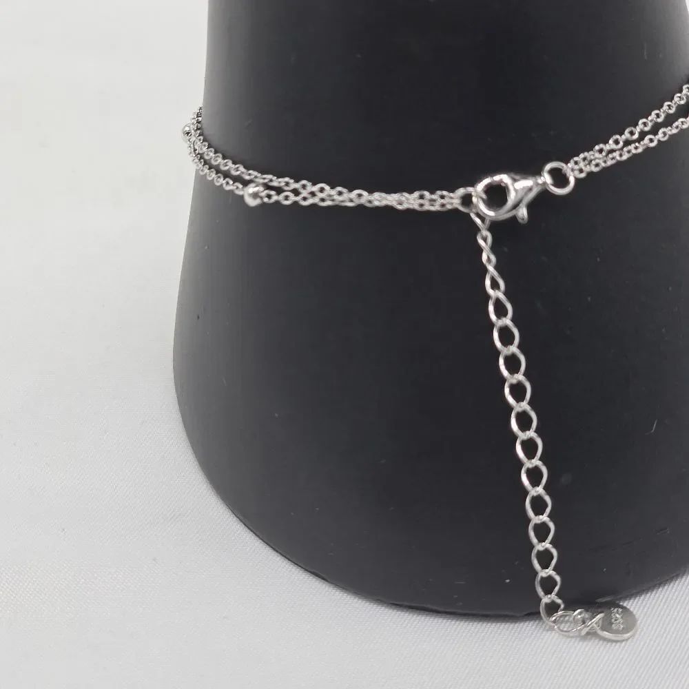 🩵⏭️NIB Sterling Silver Infinity Double Layer Bracelet - Picture 12 of 16